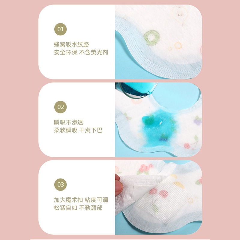 Picture of Disposable saliva towel baby baby newborn small bib scarf wash-free waterproof Disposable bib bib