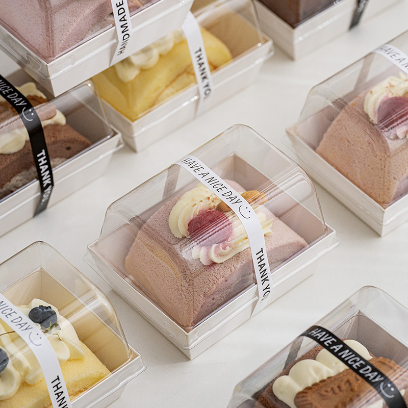 Quilt Roll Packing Box Net Celebrated Cake Roll Towel Roll Box Mu Si Cut Dessert Box Cut Cake Packaging Box