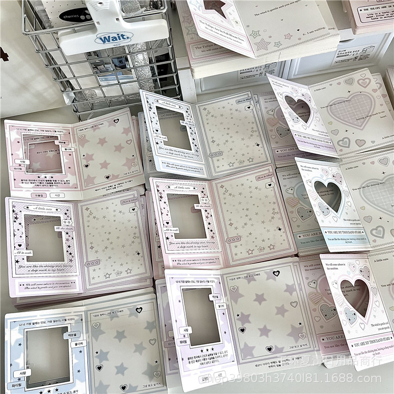 18 large mix and match original mini folding folding mini card folding small card packaging gift card packaging