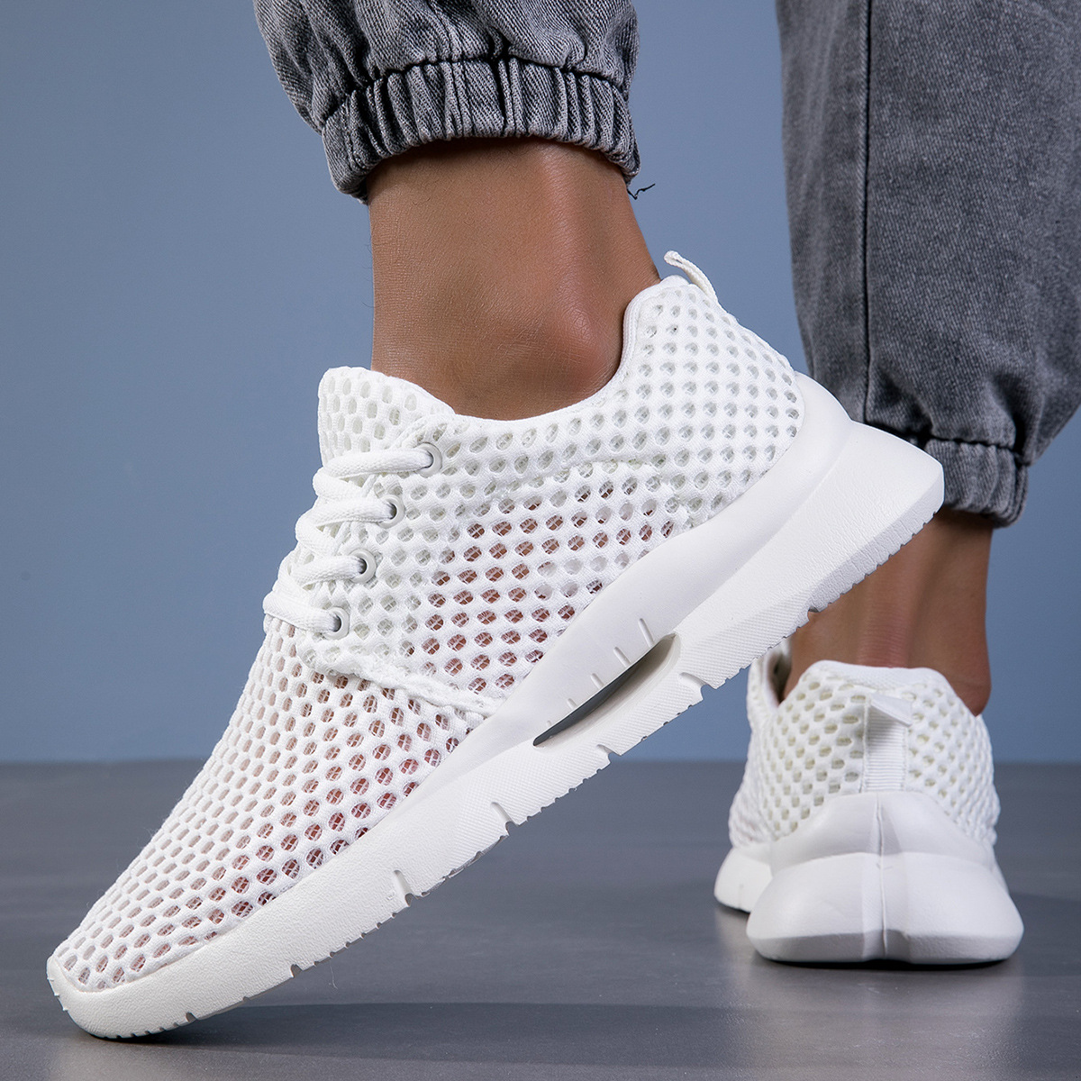 2025 New Summer Fly Woven Mesh Mesh Shoes 46 Large Size 48 Men's Shoes Couple Sports Shoes Spring & Fall Lightweight Breathable Shoes