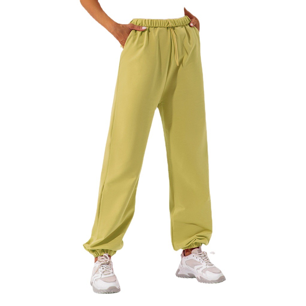 Loose-Fitting Sports Sweatpants for Women, Suitable for Outdoor Dance, Casual Wear, Commuting, Versatile Straight-Leg Slim-Fit Trendy Sports Pants