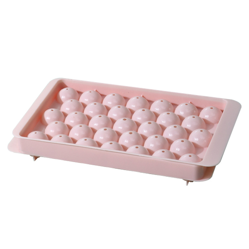 Picture of Ice Tray Quick-Freezing Ice Maker Box for Home Use, Refrigerator Ice Ball Mold with Lid, DIY Spherical Ice Cube Mold, Quick-Freezing Magic Tool