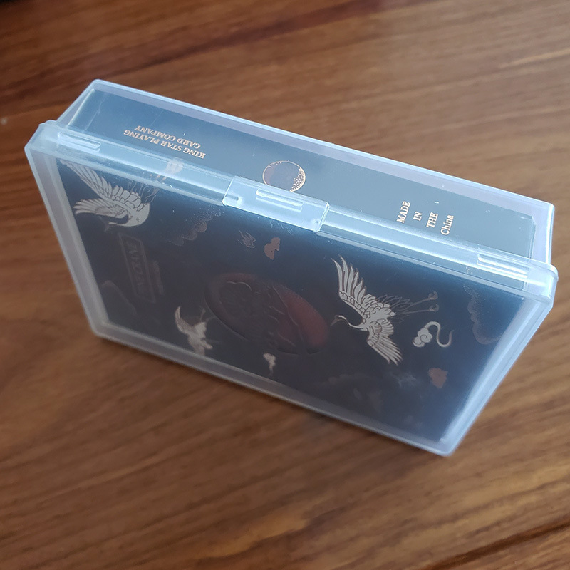 Picture of Transparent Plastic Box Poker Box Flash Card Ultraman Card Business Card Storage Bank Card Collection Card Bicycle