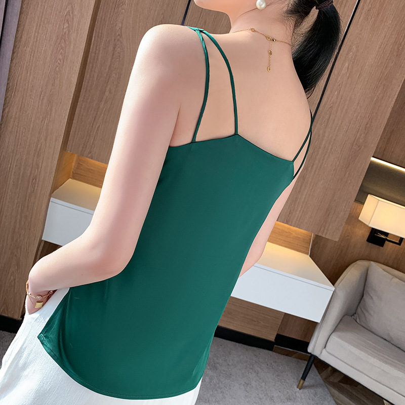 Picture of Cross-Border 2025 Summer New Plus-Size Women's Clothing White Base Layer Outerwear Inner Wear Women's Top Camisole
