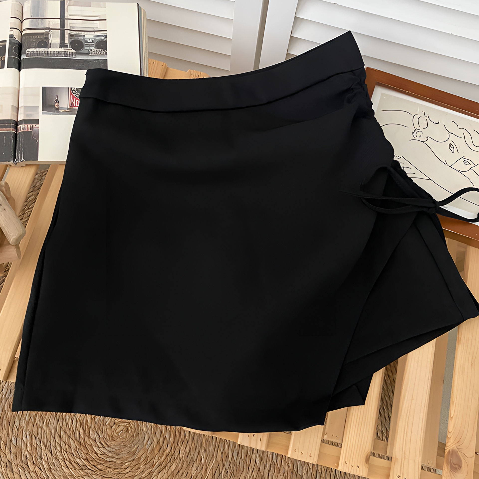 Summer Suit Skirt Slim A- line Skirt High Waist Skirt Design Sense Slim All-match Anti-slip Skirt