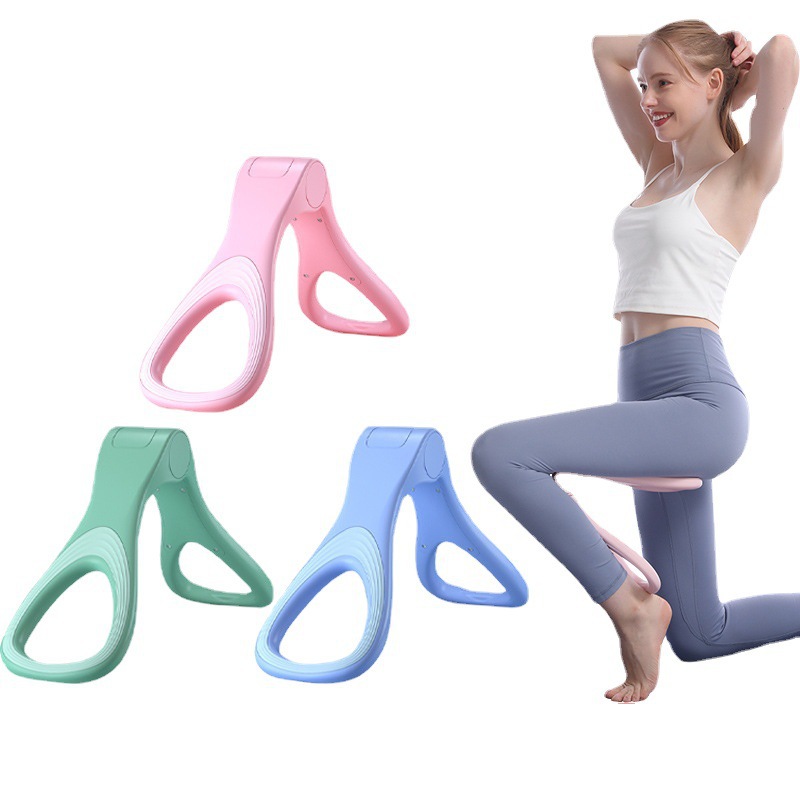 Pelvic floor muscle leg beauty device home fitness practice thigh inner hip lifting trainer yoga training leg clip device