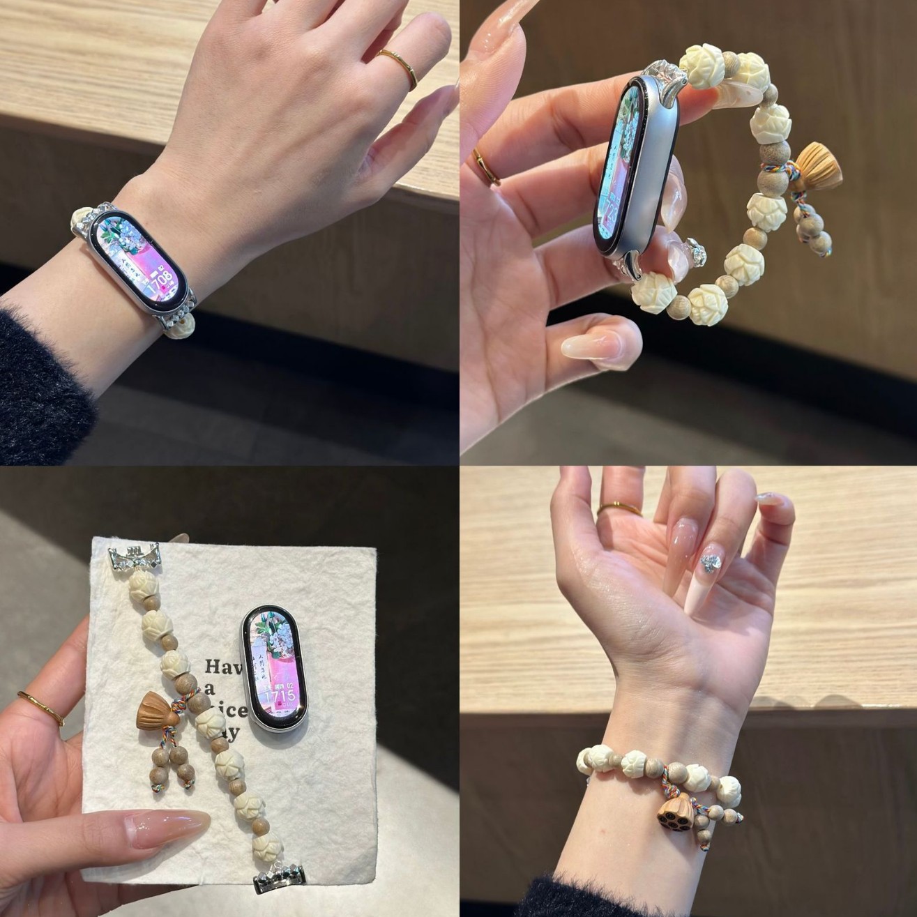 Picture of For millet sports bracelet 9pro/8/7/6 wristband 3/4/5 red rice 4 smart watch strap women's new