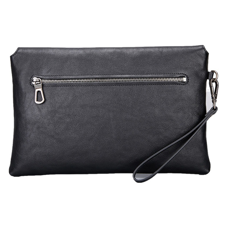 Men's Hand Bag First Layer Cowhide Business Clutch Bag Genuine Leather Large Capacity Luxury Leather Bag Men's New Clutch Bag Wholesale