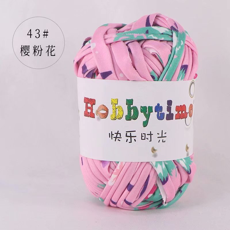 Picture of Happy Time High Elasticity Cloth Line 100g Color Material Bag Home Carpet Floor Mat Hook Shoe Hand-Knitted Thread
