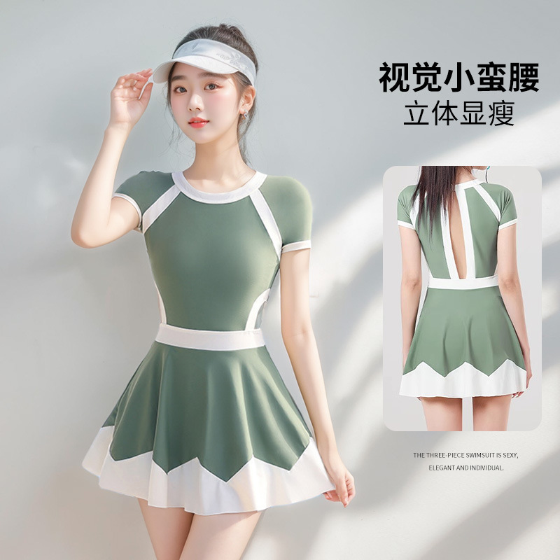 Women's Swimsuit Summer 2025 New Belly-Covering Slimming High-Level Hot Spring Swimming Pool Special Conservatism Swimsuit