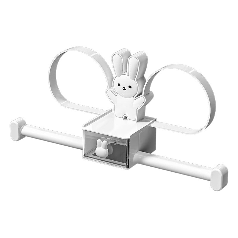 Hair band storage artifact multi-functional wall-mounted hairpin hair accessories box bathroom storage rack hair ring hairpin storage rack