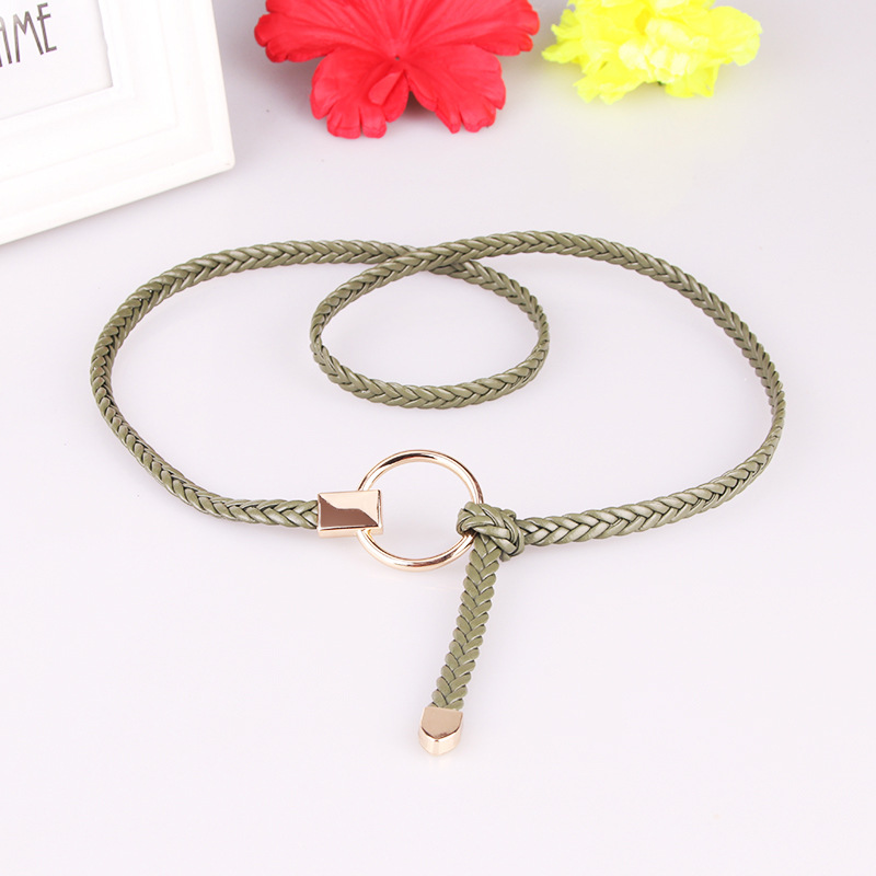 Picture of New ladies thin belt hand woven thin belt dress decoration Joker casual belt wholesale 617