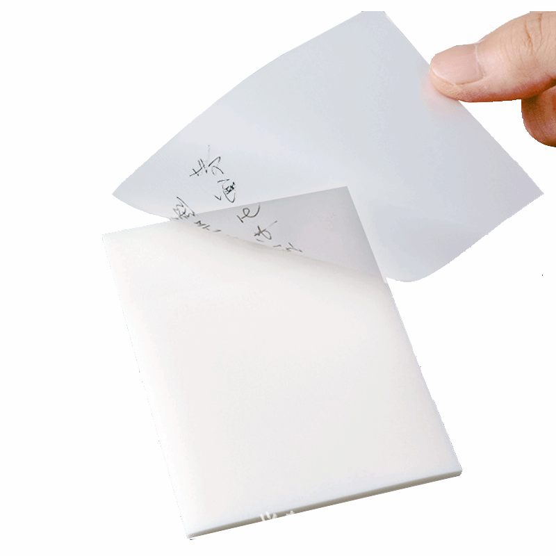 Picture of Internet celebrity transparent sticky note for students ins style note stickers translucent creative note paper stationery