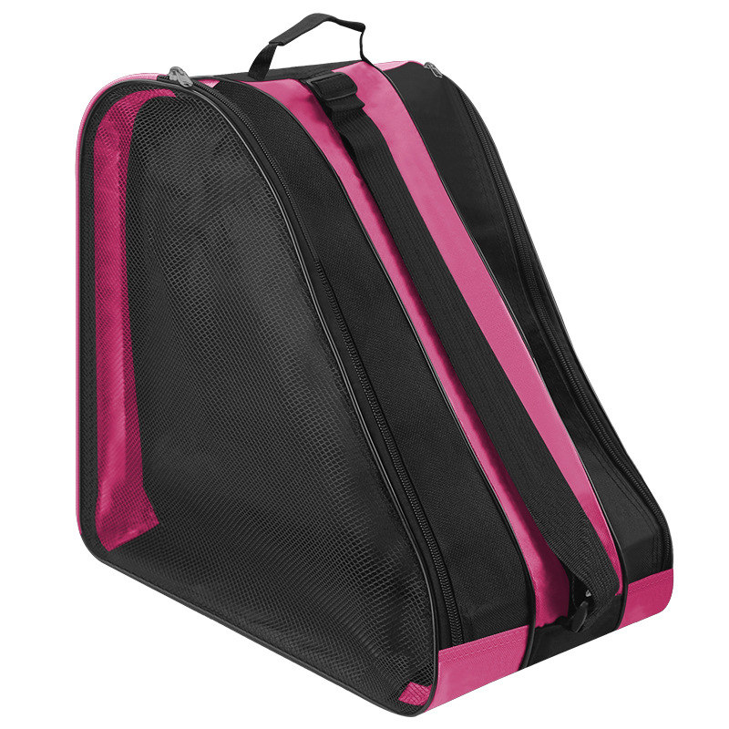 Picture of Thickened three-layer skate bag can hold a full set of in-line wheel bag single-shoulder roller skate bag triangle roller skate shoe bag wear-resistant