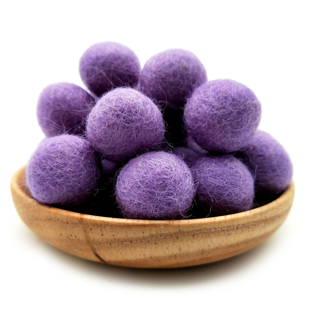 Picture of Cross-border in stock 2CM wool ball Christmas jewelry accessories Christmas diy colorful wool ball small wool ball pokes
