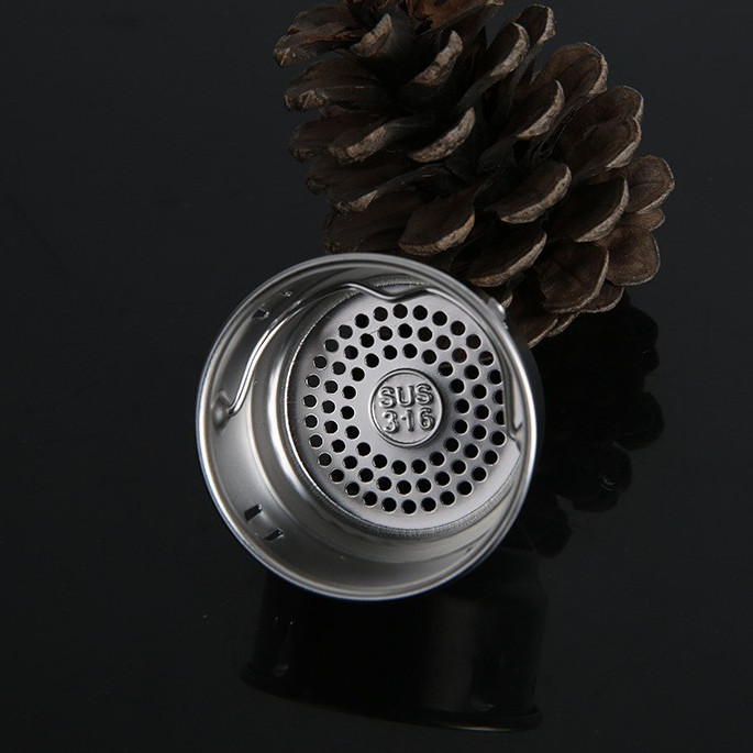Picture of 304 stainless steel thermos cup filter tea drain tea filter glass cup tea partition ceramic cup tea net teapot accessories