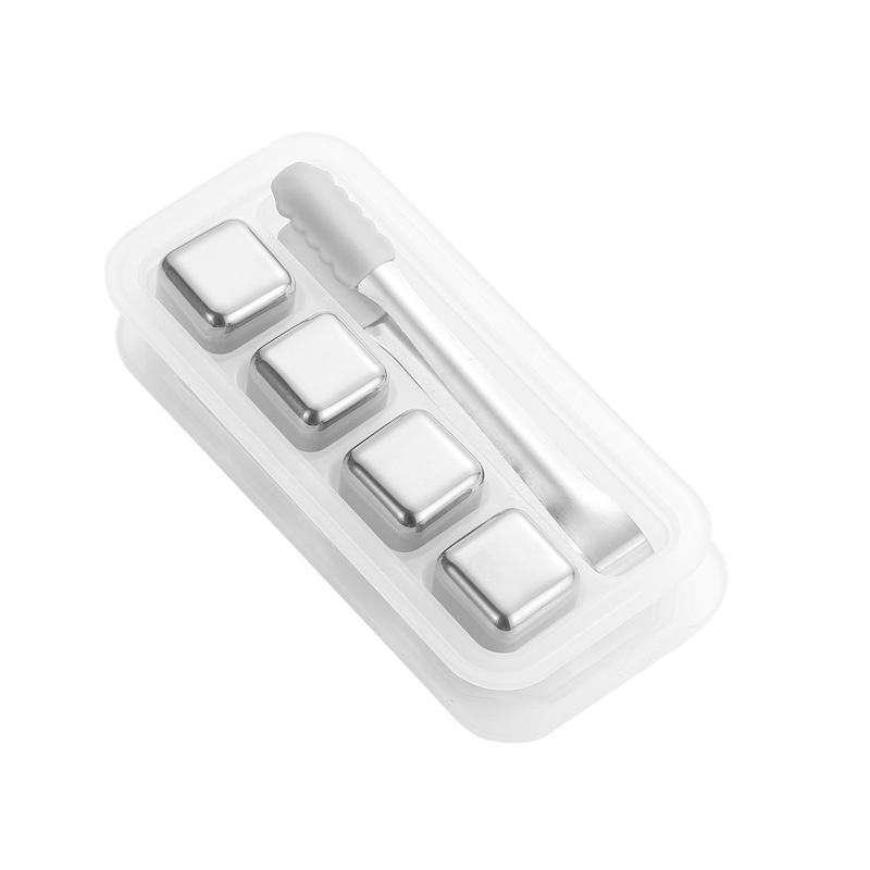 Picture of Cross-border 304 stainless steel ice cubes quick-frozen metal ice cubes suit titanium-plated golden ice wine stone whiskey stone ice particles