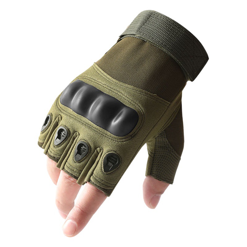Tactical Gloves for Men and Women Z903 Outdoor Sports Cycling Protective Military Fan Fighting Non-Slip Breathable Half-Finger Men's Tactical Style