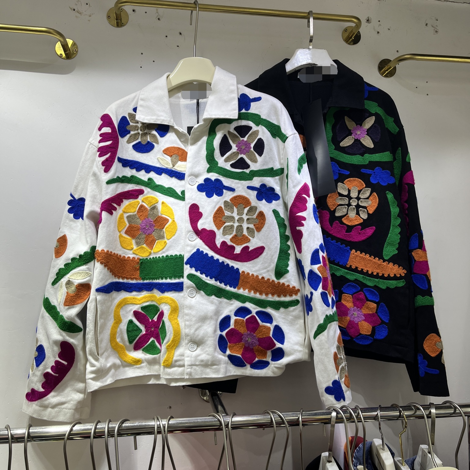 Picture of European Fashion Brand 2024 Autumn New Fashion Heavy Industry Embroidered Fashion Coat Women's Loose All-match Casual Jacket Top