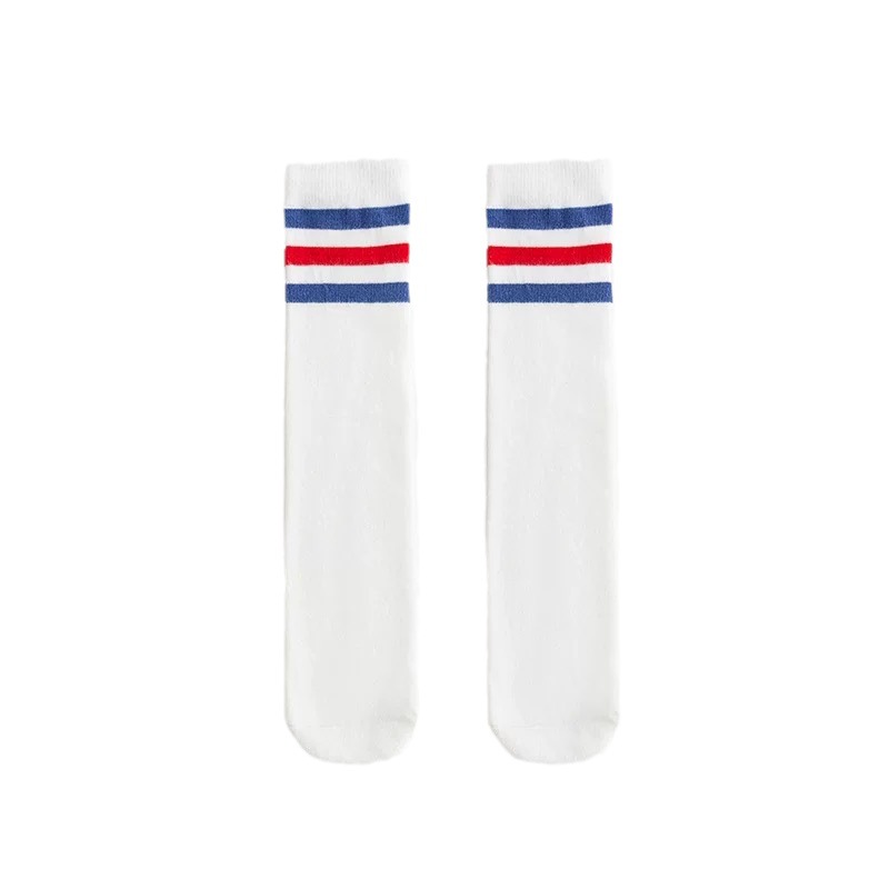 Picture of Factory children's stockings summer thin mesh cotton socks College men's and women's students knee socks football socks