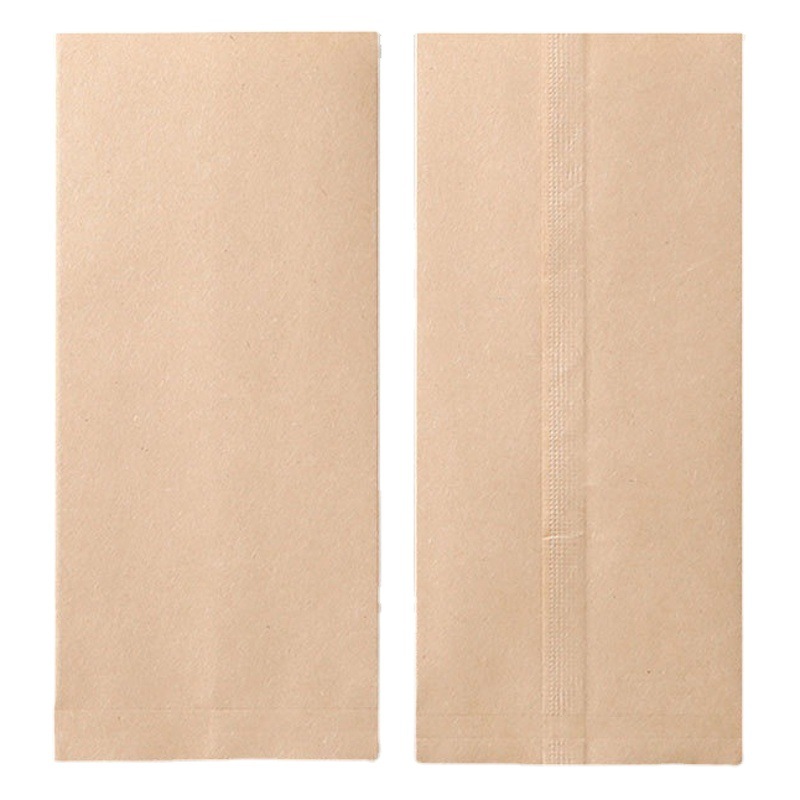 Gold Crispy Baked Sausage Packaging Bag Fried Starch Sausage Oil-proof Kraft Paper Packaging Bag Disposable Film-coated Paper Bag
