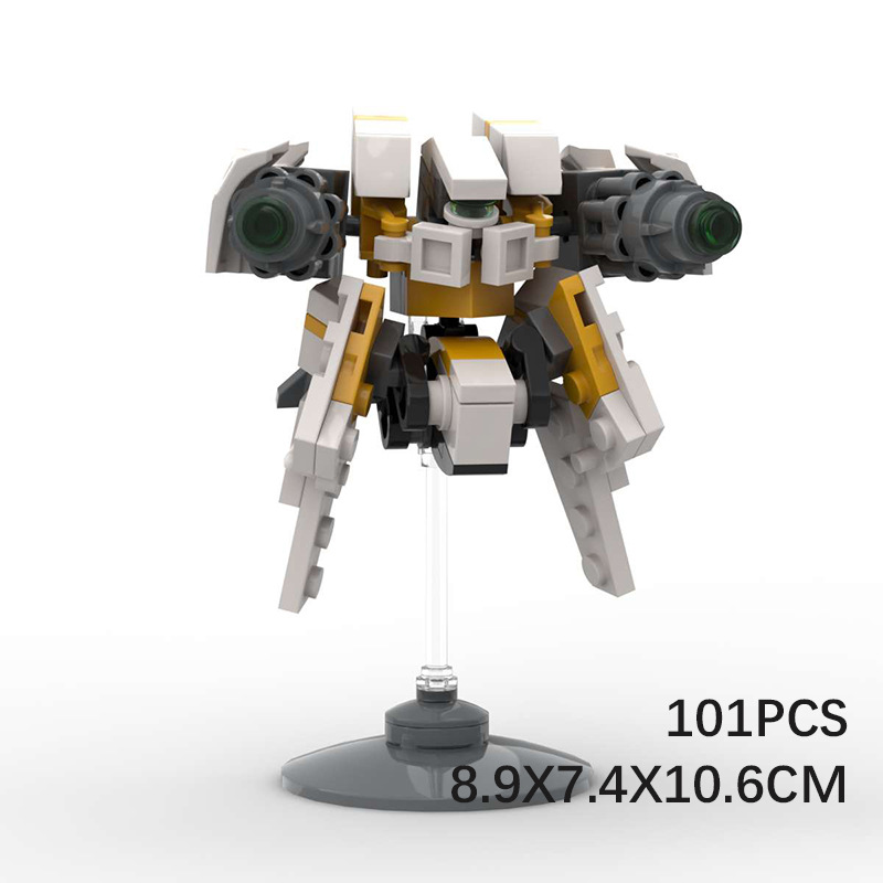 Picture of MOC building blocks compatible with Lego minicomputer assembly exoskeleton robot educational ornaments hand-made DIY building blocks