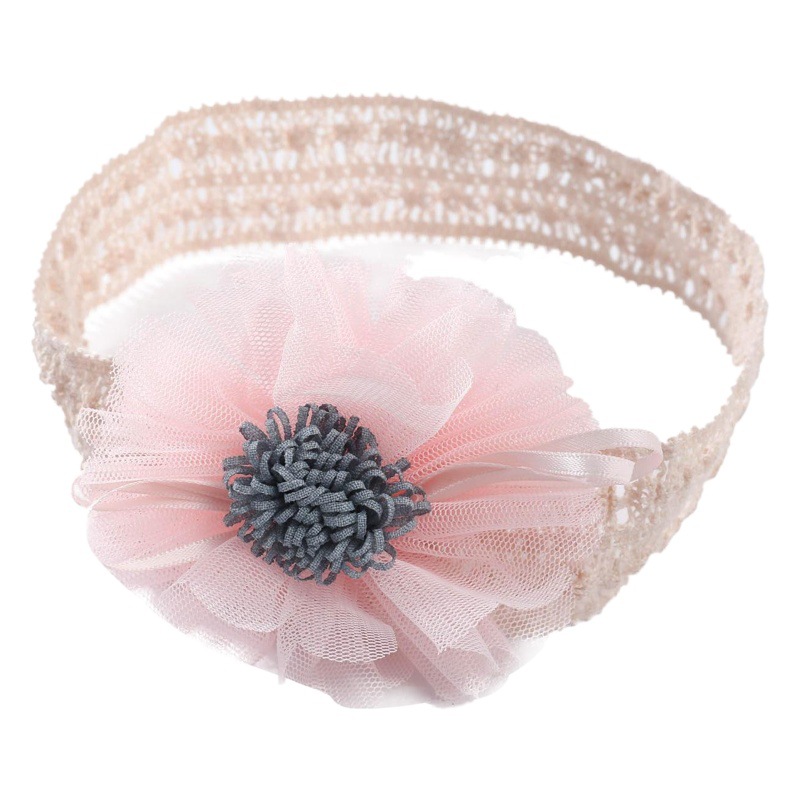 Korean Style Big Flower Baby Hair Band Female Baby Full Moon Hundred Days Photo Headwear Baby Princess Sweet Hair Accessories
