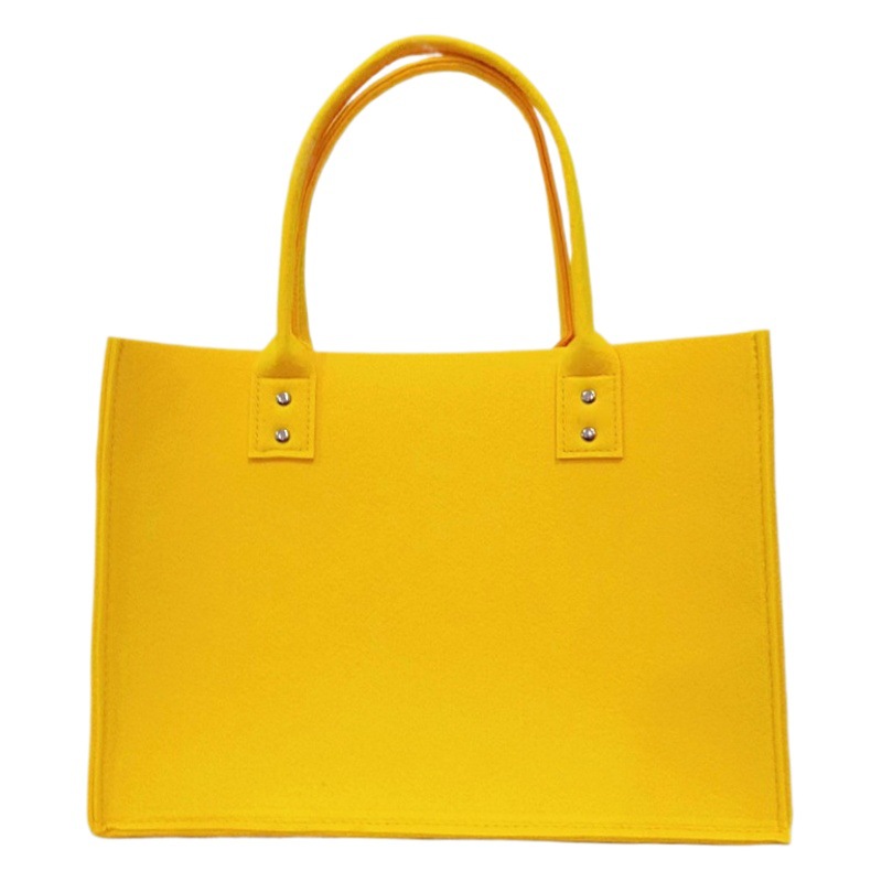 Wholesale promotion clothing shopping felt handbag multi-color felt bag home gift printing felt bag handbag