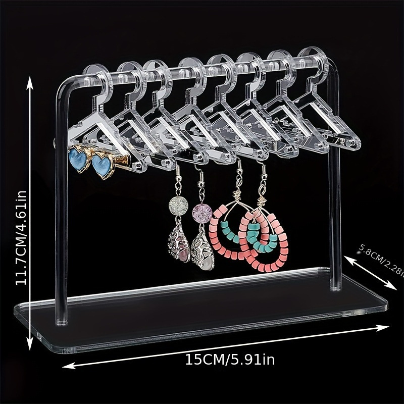 Picture of Cross-border Hanging Personalized Earring Holder Acrylic Costume Frame Earrings Storage Display Rack