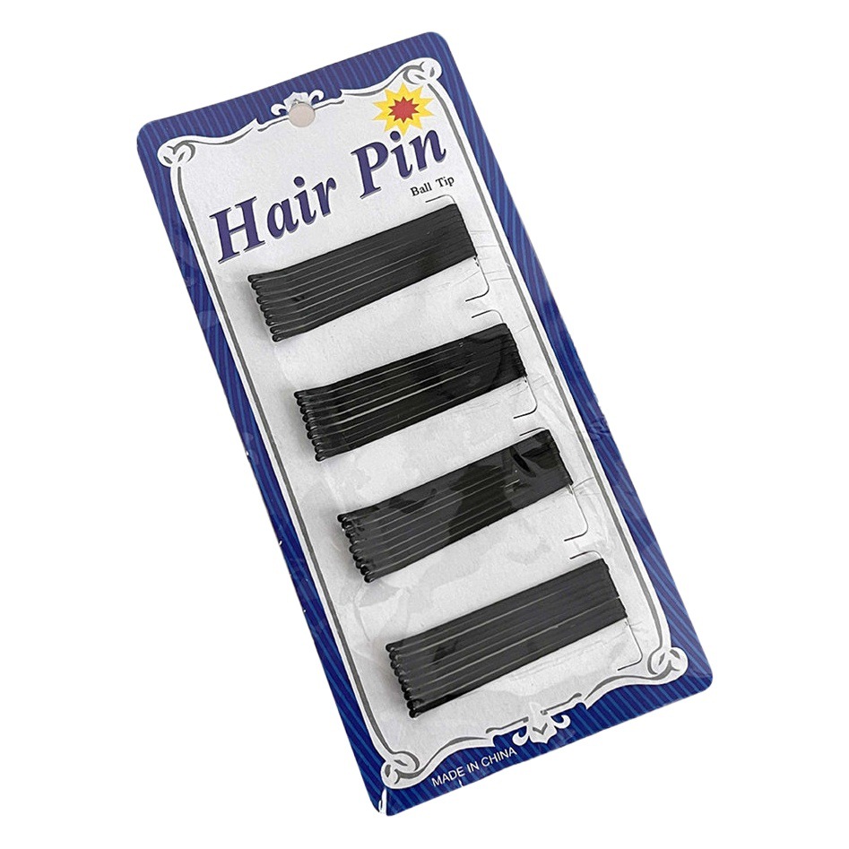 Korean version of jewelry Joker hair accessories black clip thin metal hair clip small hair pin wire side clip manufacturers wholesale women