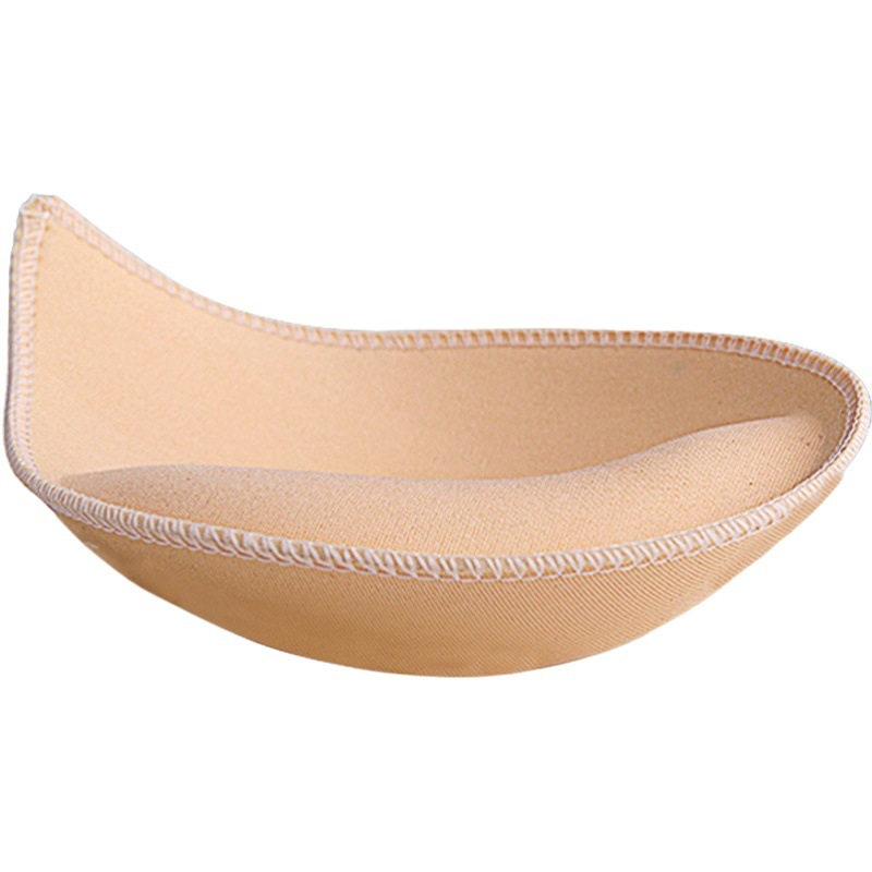 New Thickened Water Drop Edge Lock Underwear Sponge Chest Pad Insert Thin Top and Thick Bottom Gathered to Increase Bra Cup