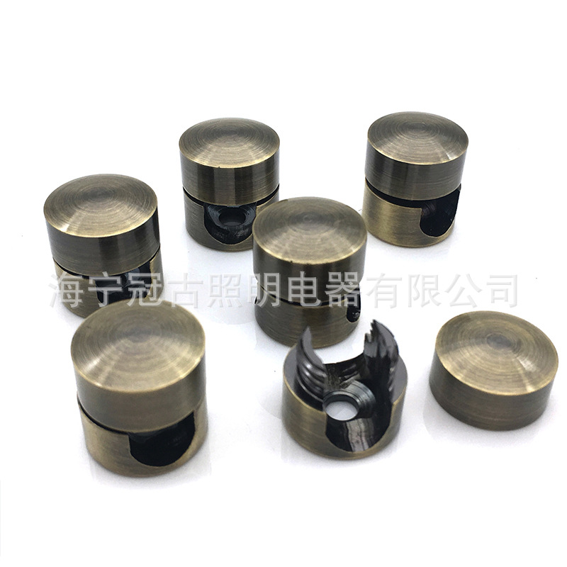Lamp chandelier power cord shifter retro wire decorative aluminum buckle DIY lamp accessories
