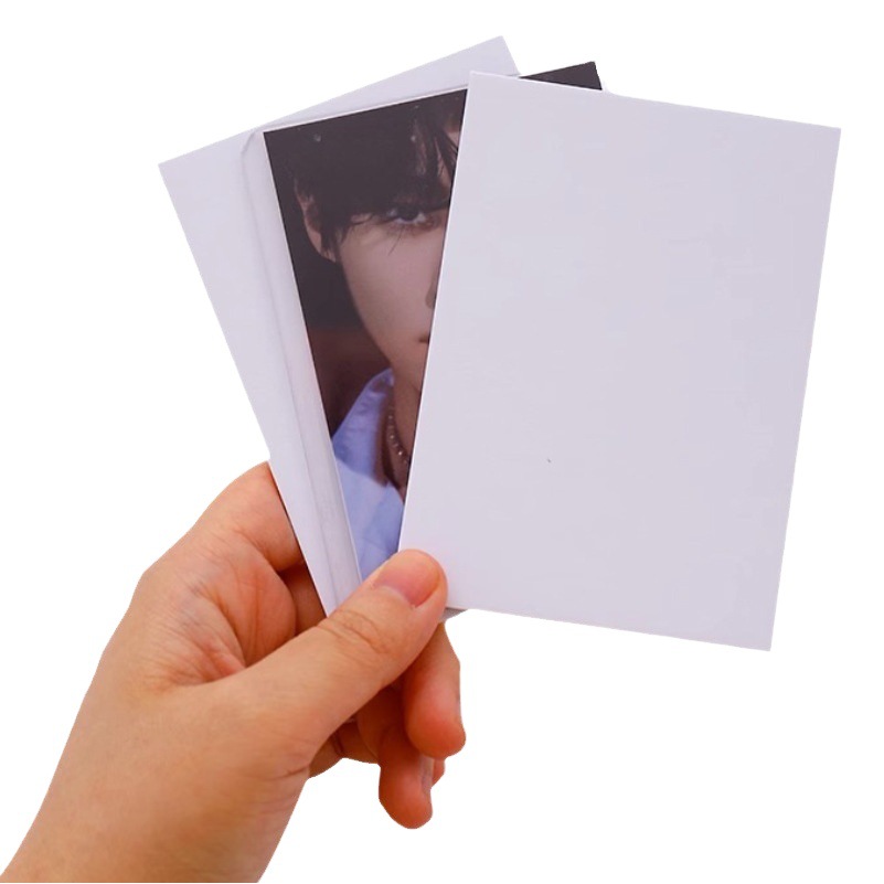 A7 Cardboard White Card Postcard Special Ins Small Paper Card 1.5 mm Protective Packaging White Thick Cardboard