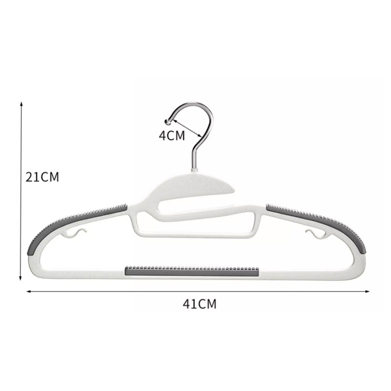 Picture of Household Clothes Hanger, Non-Marking, Non-Slip Clothes Hanger, Anti-Shoulder Corner Clothes Hanger, Double-Position Clothes Hanger, Wet and Dry Clothes Support