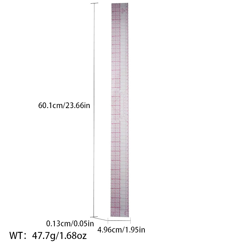Picture of Pattern printing ruler clothing scale pattern making clothing curve cutting sewing tool multi-functional pattern printing ruler