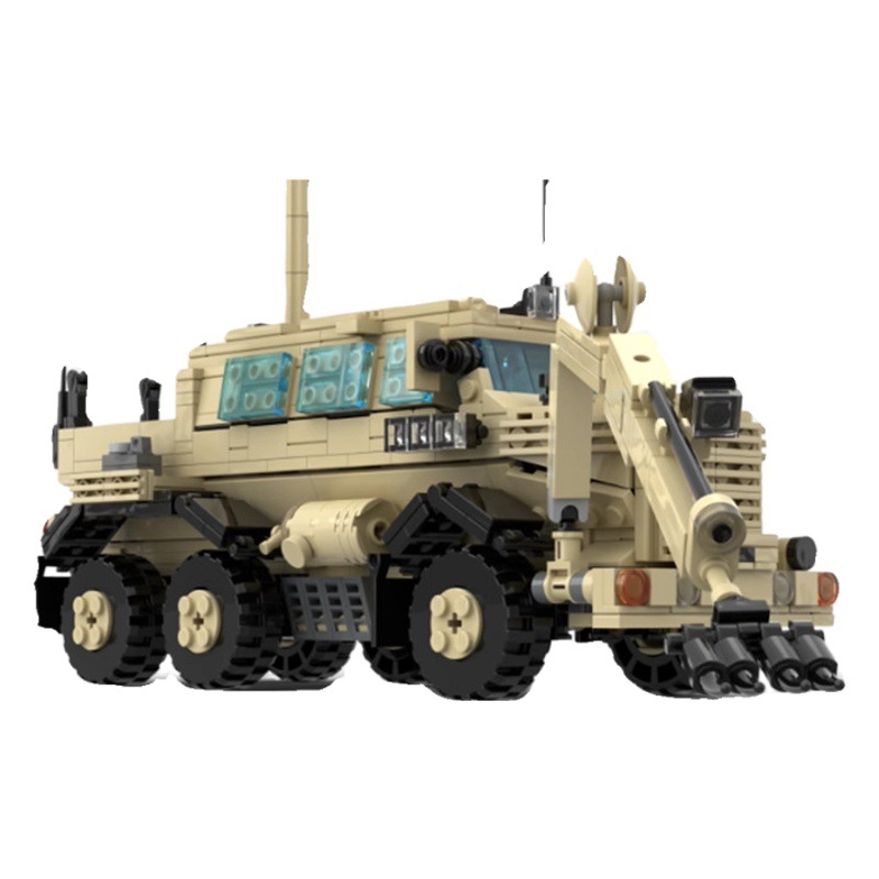 MOC-161976 compatible with Lego mine sweeper armored vehicle model small particles assembled educational building blocks toys for children