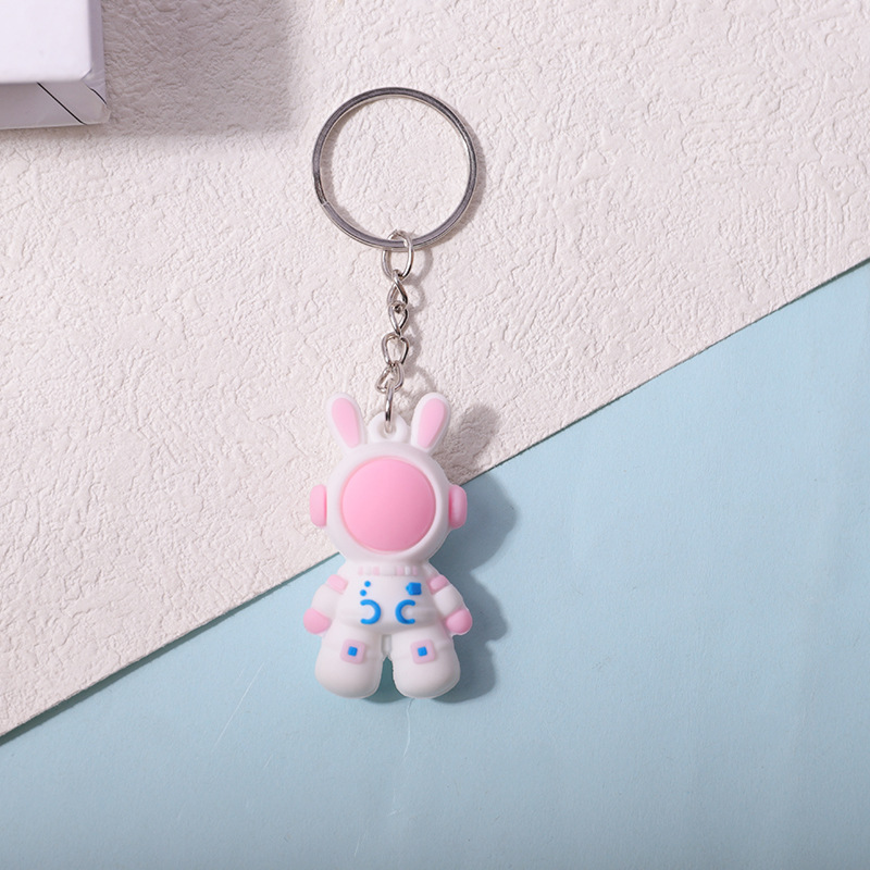 Picture of Spot cartoon astronaut keychain ornaments cute schoolbag anti-lost spaceman doll pendant handbag accessories
