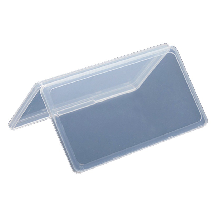 Rectangular pp box thin plastic box flat packaging box empty box transparent covered flat storage box manufacturers