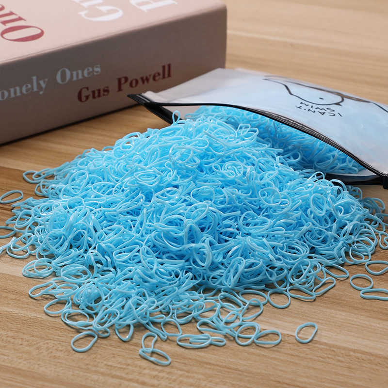 Picture of Children's Hair Rope Disposable Rubber Band Girls' Baby Strongly Pull Constantly Boxed Small Hair Rings Do Not Hit Hair Rope