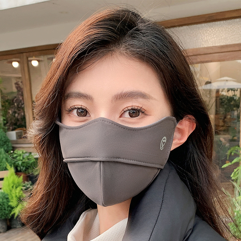 Picture of 2025 Autumn and Winter Warm Mask for Women 5D Three-Dimensional Eye Protection Fleece-Lined Soft Fishbone High-Value Cold-Proof Cycling Mask