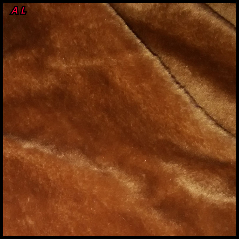 Ready Stock Wholesale Cotton Trousers Coat Plush Fabric Electric Car Handlebar Cover Single-Sided Velvet Polyester Artificial Fur