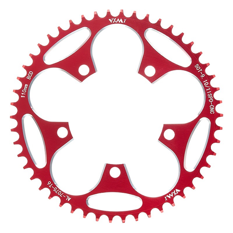 VXM road bicycle tooth disc 110BCD crank sprocket aluminum alloy positive and negative tooth disc 38T40T 50T58T