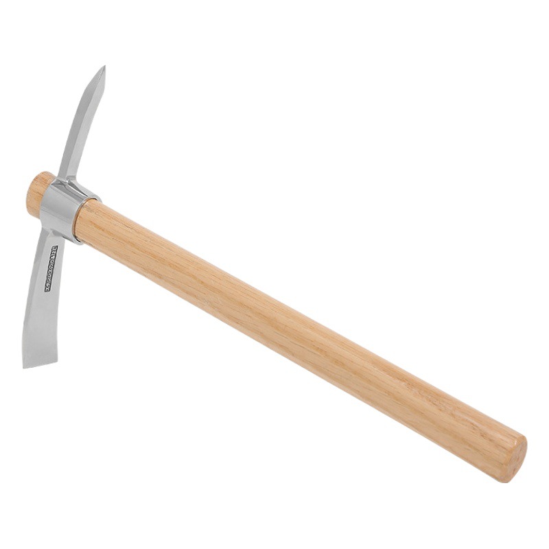 Picture of Xinda stainless steel outdoor pickaxe cross pickaxe small hoe geological exploration tool portable small mountaineering pickaxe ice pickaxe