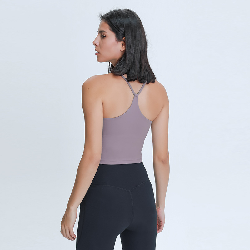 A generation of new removable Y word vest sexy thin belt back fitness strap sports yoga vest