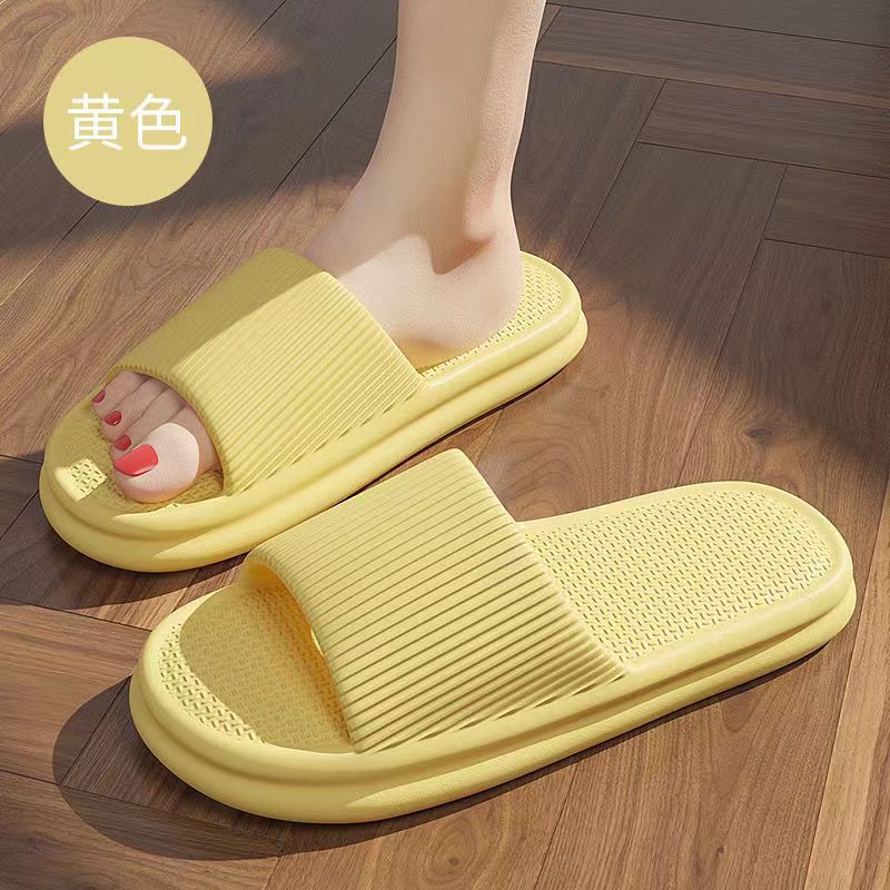 Picture of Slippers Home Non-slip Summer Couple Indoor Bathroom Slippers Not Stinky Stomping Feeling Household Thick Bottom Eva Sandals for Women