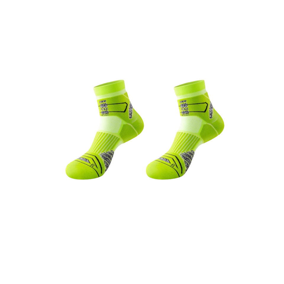 Picture of Marathon Professional Running Socks, Spring and Autumn Mid-Calf Length, Thickened Towel Bottom, Sports Cycling Basketball, Odor-Resistant, Sweat-Absorbent, Zhuji
