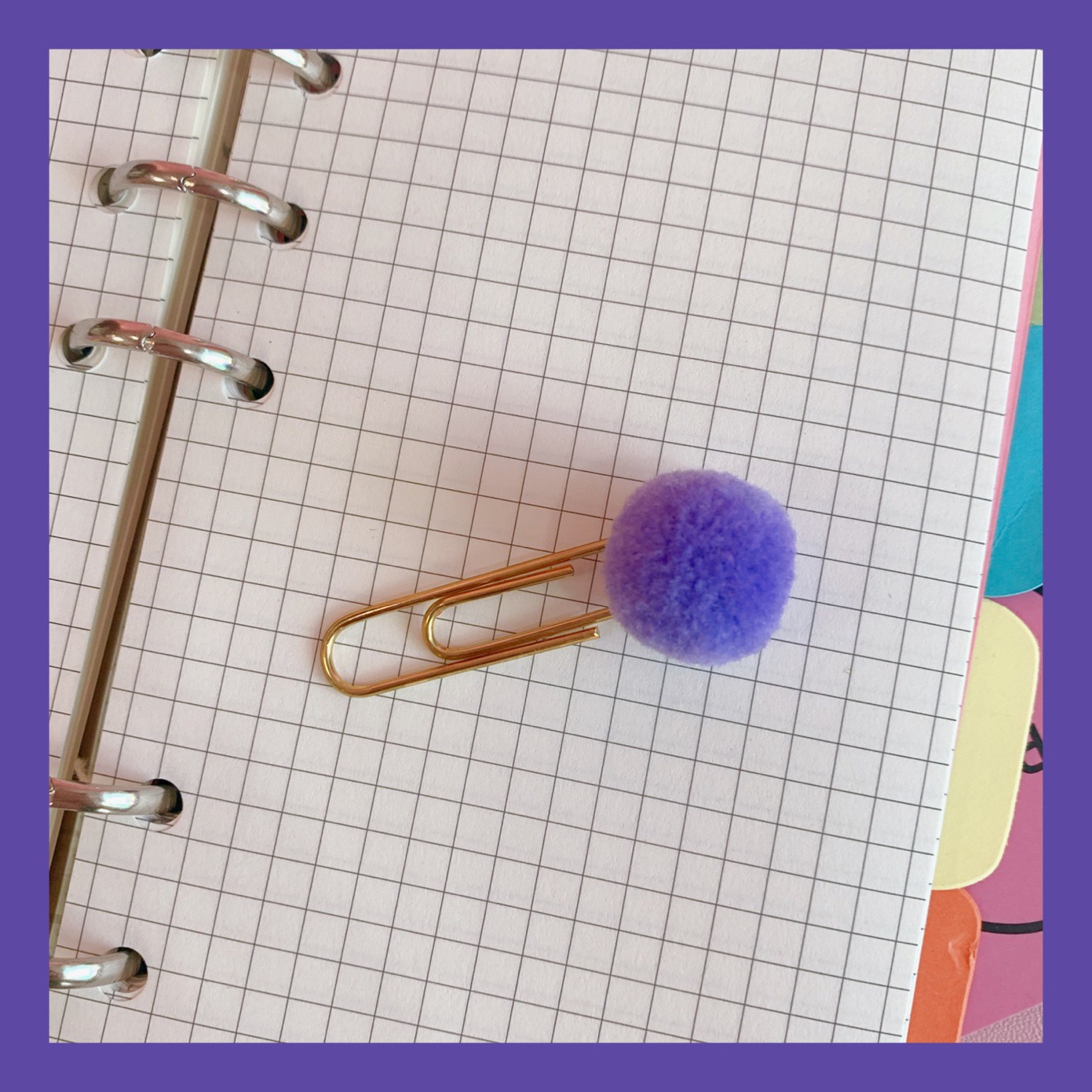 Picture of Japanese cute creative metal paper clip bookmark color candy wool ball pin student office supplies stationery