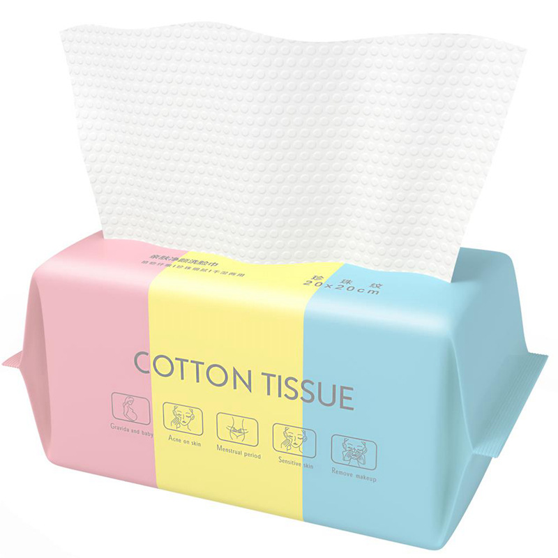 Picture of Disposable face towel wholesale withdrawable cotton soft towel Pearl pattern cleansing towel face towel beauty cleansing towel