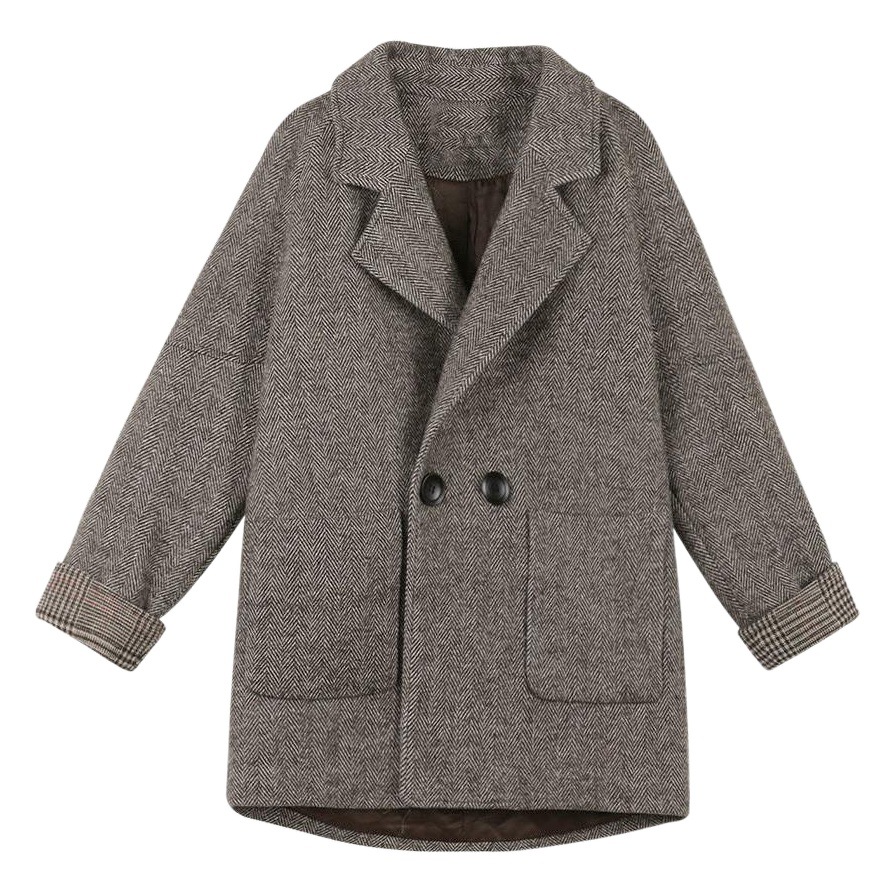 Suit Jacket Women's autumn and winter 2022 new Korean style British style woolen loose slimming casual small suit top