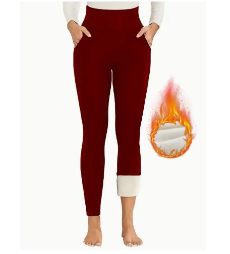 Picture of Cross-Border Popular Temu Aliexpress Cashmere Fleece-Lined Thickeneded Autumn and Winter Leggings for Women 2025 Warm Pants
